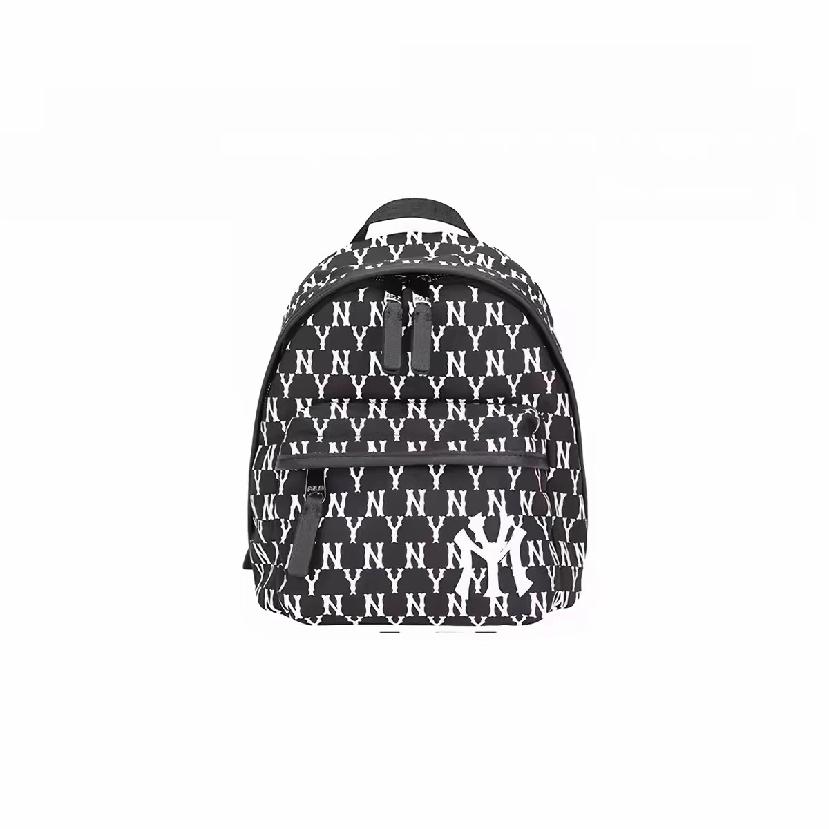 Mini Monogram Pattern Backpack, Lightweight Unisex Small Daypack, Fashion Casual Rucksack for Daily Outing School Travel