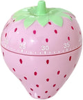 Cute Strawberry Shape 360 Degree Rotating Kitchen Cooking Timer Kitchen Craft Mechanical Wind Up 60 Minutes Timer