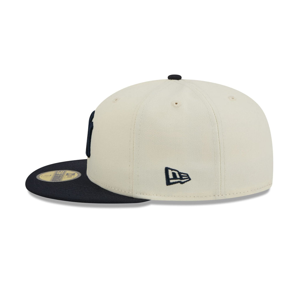 New York Yankees Chrome White Basic 59FIFTY Fitted Hat
