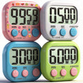 Antonki 4 Pack Digital Timer for Kids, Kitchen Timer for Cooking, Classroom, Study, Exercise with Countdown/Up Mode - Loud Alarm, Large Display - AAA Battery Operated (Not Included)