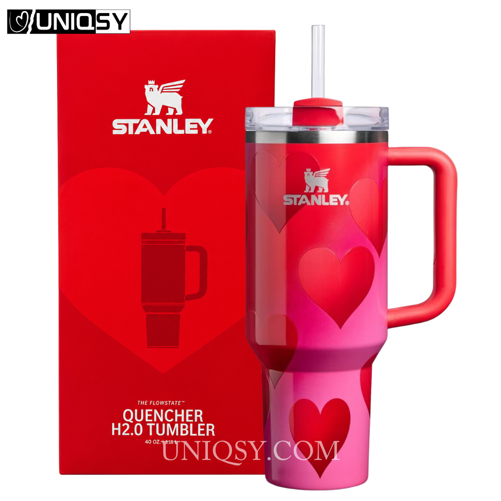 Stanley Rouge Heart Gradient Tumbler 40 OZ - Limited Edition