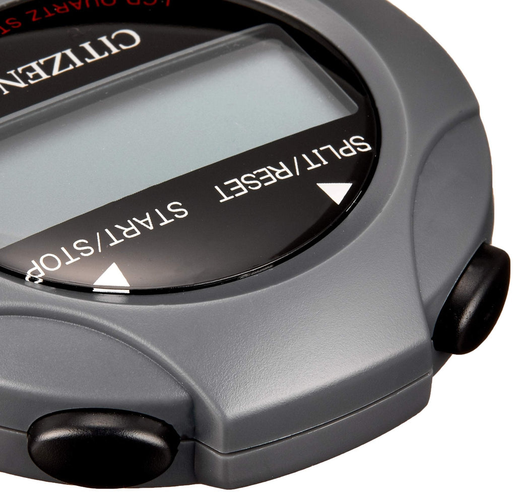 CITIZEN RHYTHM 8RDA04‑008 Sports Stopwatch, Multi‑Function Timer, Simple Cumulative & Split Timing, Dual‑Time Recording